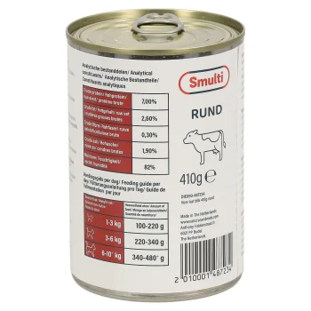 Clearance Smulti Kattenvoer Blik 410g Rund