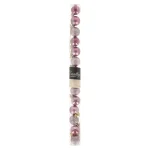 Fashion O'malley Kerstbal 3 Cm Mix Tube 14st. Vintage Pink