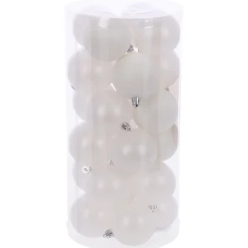 Online O'malley Kerstbal 4cm Mix 24st Winter White