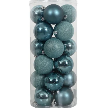 Online O'malley Kerstbal 4cm Mix Koker 24st Blauw