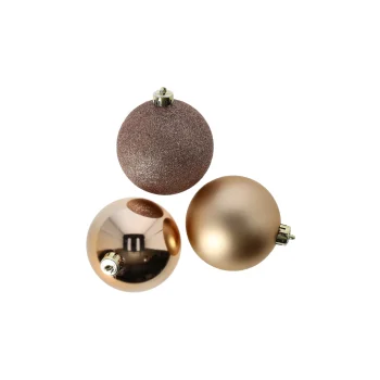 Discount O'malley Kerstbal 4cm Mix Koker 24st Soft Coral