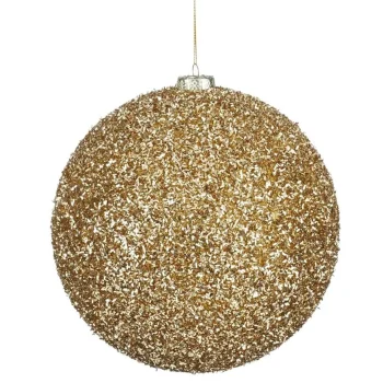 Sale Kerstbal Onbreekbaar Champagne 20 Cm