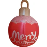 Clearance Kerstbal Opblaasbaar 90x125cm