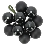 Online Kerstbal Tros 2cm 10st Zwart