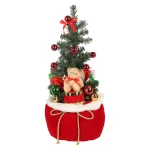 Best Kerstboom Met Beer 63 Cm LED-warm Wit