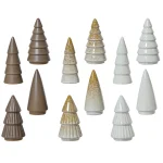 Clearance Kerstboom Porselein Beige 10 Cm