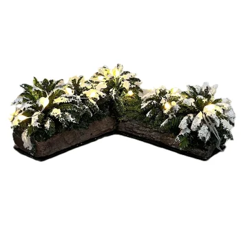 Discount Kerstdorp Bak Met Plant Hoek 12x12x5cm