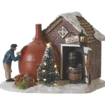 Online Luville Kerstdorp Bierbrouwerij 16x14x12cm