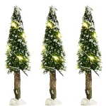 Online Kerstdorp Boom Met LED Warm Wit 14cm