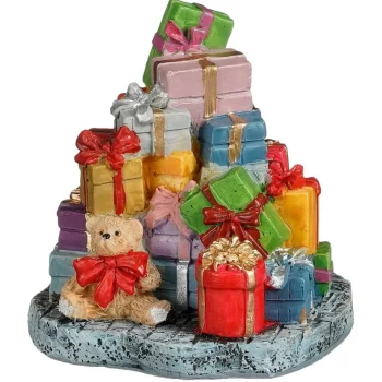 Outlet Luville Kerstdorp Cadeaus 6x5x6cm