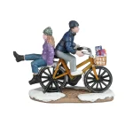 Online Luville Kerstdorp Fietsen 10x3x8cm