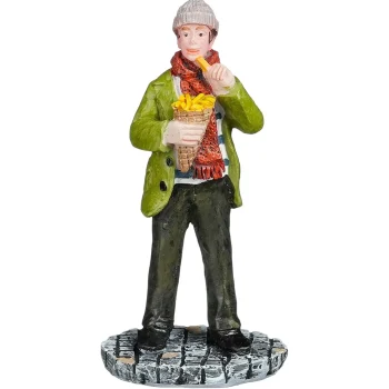 Discount Luville Kerstdorp Friet Eten 7x4x7cm