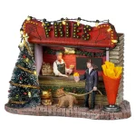 New Luville Kerstdorp Friettent 16x8x12cm