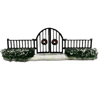 Hot Kerstdorp Hekwerk Met Poort 21cm