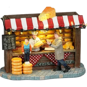 Clearance Luville Kerstdorp Kaaskraam 13x6x10cm