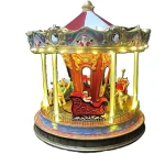 Outlet Kerstdorp Kermis Carrousel 25cm