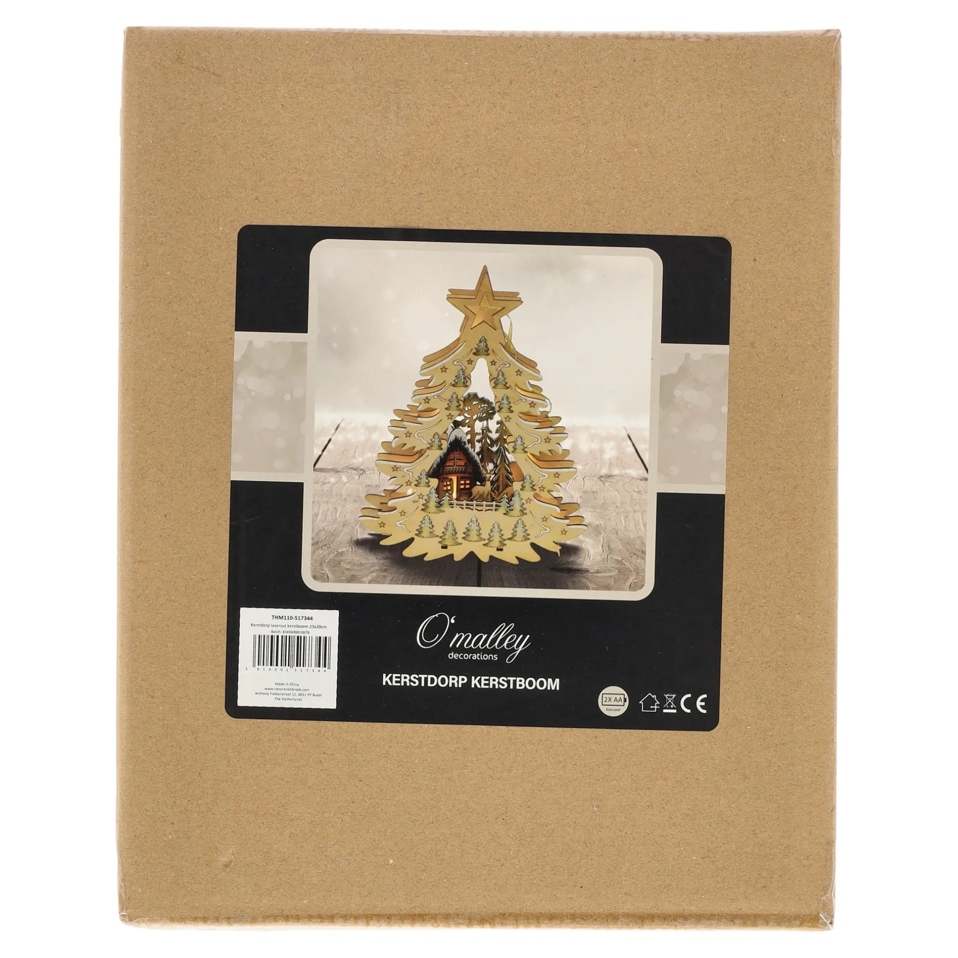 kerstdorp-lasercut-kerstboom-2-fucDGhYy-2.webp New O'malley Kerstdorp Lasercut Kerstboom 23 X 30 Cm