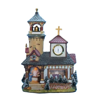 Clearance Kerstdorp Molen 28cm
