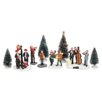 Best O'malley Kerstdorp Muziekanten Set 11-delig