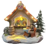 Outlet Kerstdorp Pub 16x12x14cm