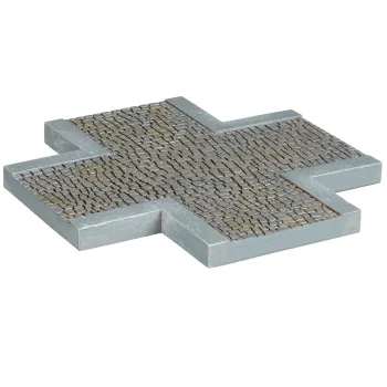 Sale Luville Kerstdorp Road Kruispunt 20x20cm