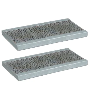 Clearance Luville Kerstdorp Road Weg 2st 19x10cm