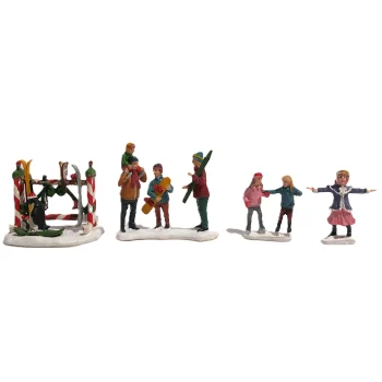 Hot Kerstdorp Ski Schaats