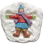 Best Kerstdorp Sneeuwengel Meisje 6cm