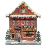 Online Kerstdorp Speelgoedwinkel 18x8x22cm