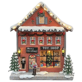 Online Kerstdorp Speelgoedwinkel 18x8x22cm