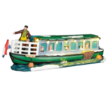 Online Luville Kerstdorp Toerboot 25x9x9cm