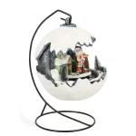 Best O'malley Kerstdorp Trein Sneeuwbal Op Voet