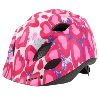 Clearance Polisport Kinderhelm Glitter Hearts