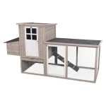 Hot Friendly Pet Kippenhok+R 165cm CH02 Taupe