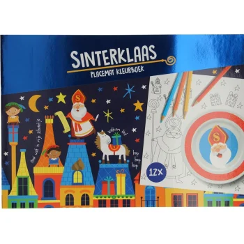 Sale Wins Holland Kleurboek Placemat Sinterklaas