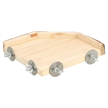 Hot Friendly Pet Knaagdier Hoek Plateau Hout 17cm