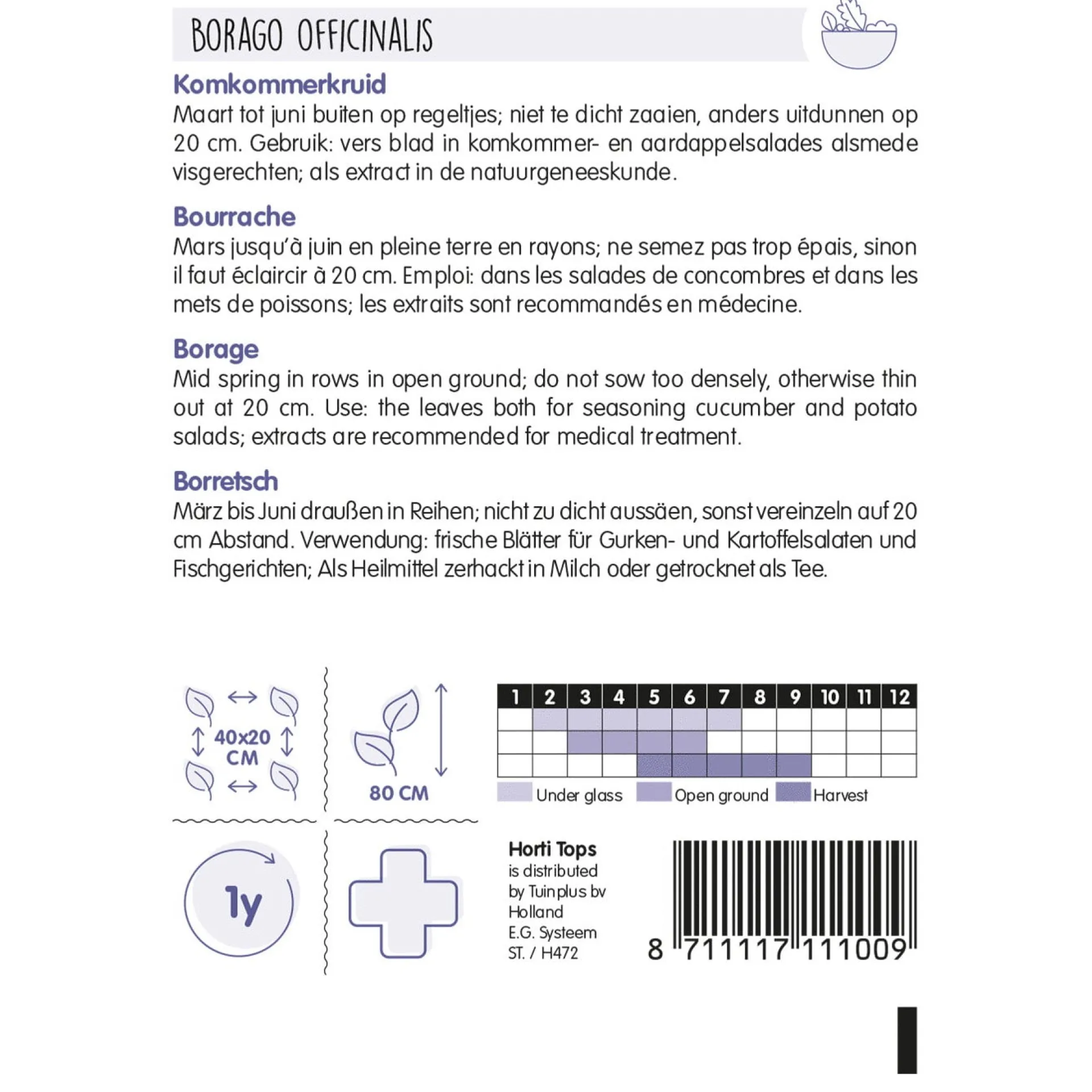 komkommerkruid-borage-zaad-njspHZUH-1.webp Discount Horti Tops Komkommerkruid Borage Zaad