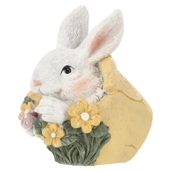 Outlet O'malley Konijn In Bloem Geel 10cm