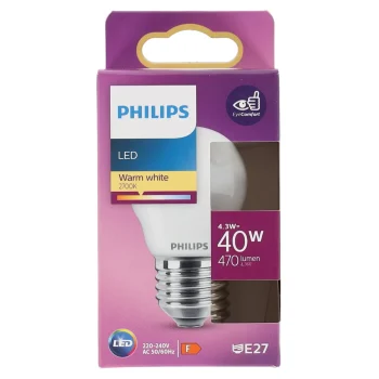 New Philips Lamp LED Bol Mat 40W E27