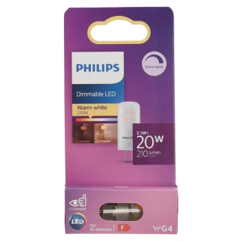 Clearance Philips Lamp LED Cap 20W G4 12V Dim