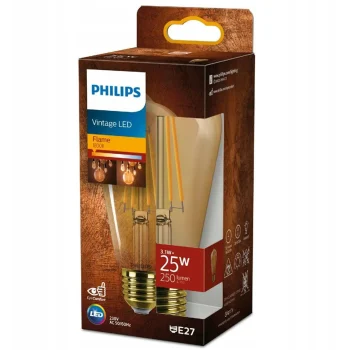 Discount Philips Lamp LED Edison Gold Vintage 25W E27