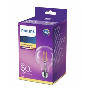 Online Philips Lamp LED Globe 60W E27