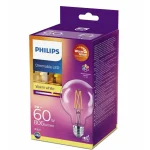 Outlet Philips Lamp LED Globe Dimbaar 60W E27
