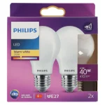 Clearance Philips Lamp LED Peer 5-40W E27 Duo