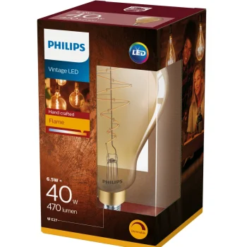 Outlet Philips Lamp LED Peer Met Spiraal Dimbaar Vintage 40W E27