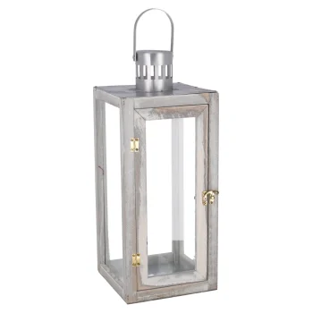 Sale Mega Collections Lantaarn Lorenzo Grey 44 Cm