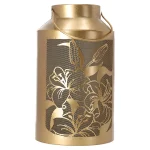 New O'malley Lantaarn Metaal 19 X 32 Cm Goud