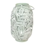 Sale Deco Finder AG Lantaarn Metaal Groen Blad 41 Cm