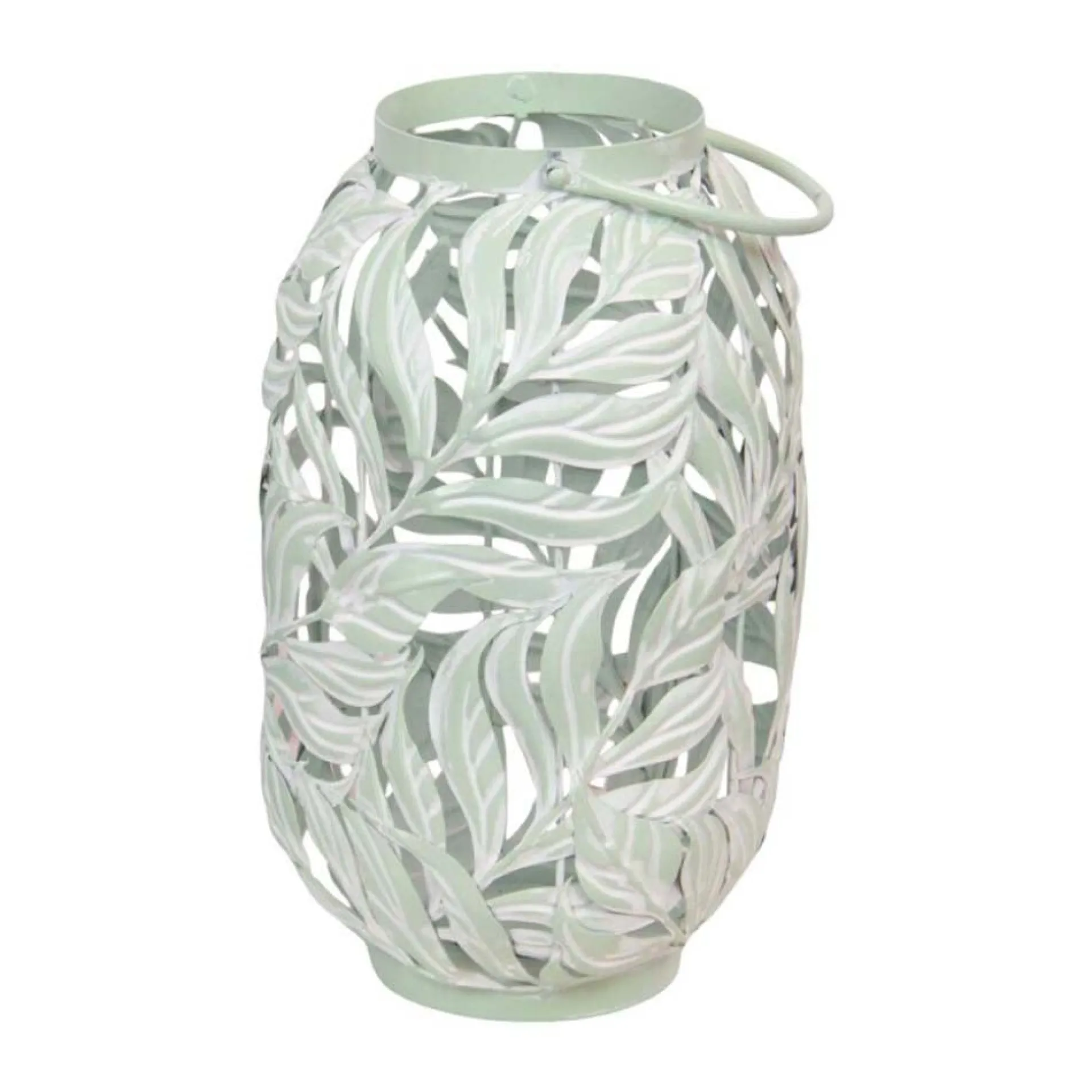 lantaarn-metaal-groen-blad-41-CdxzHzAo-0.webp Sale Deco Finder AG Lantaarn Metaal Groen Blad 41 Cm
