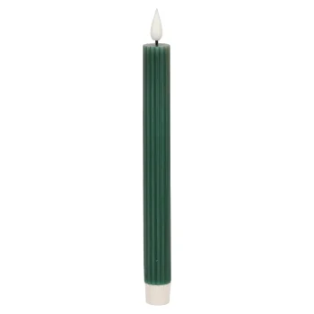 Outlet O'malley LED Dinerkaars Ribbel Donker Groen 25 Cm